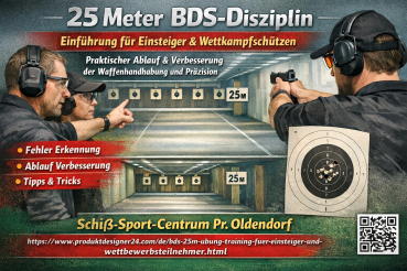 BDS 25m Übung Training für Einsteiger und Wettbewerbsteilnehmer